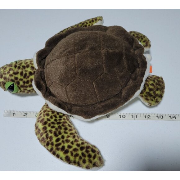 Wild Republic Sea Turtle 13 inch Plush Spotted Realistic Stuffed Animal Toy - Picture 10 of 10